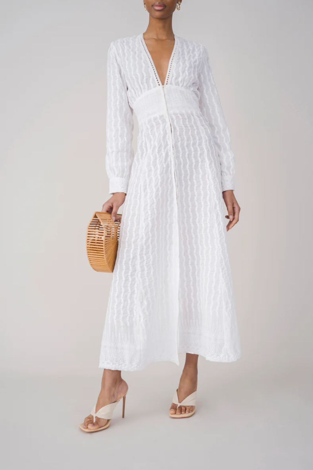 Anya Embroidered Maxi Dress