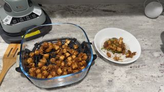 Ninja Crispi with air fried tofu