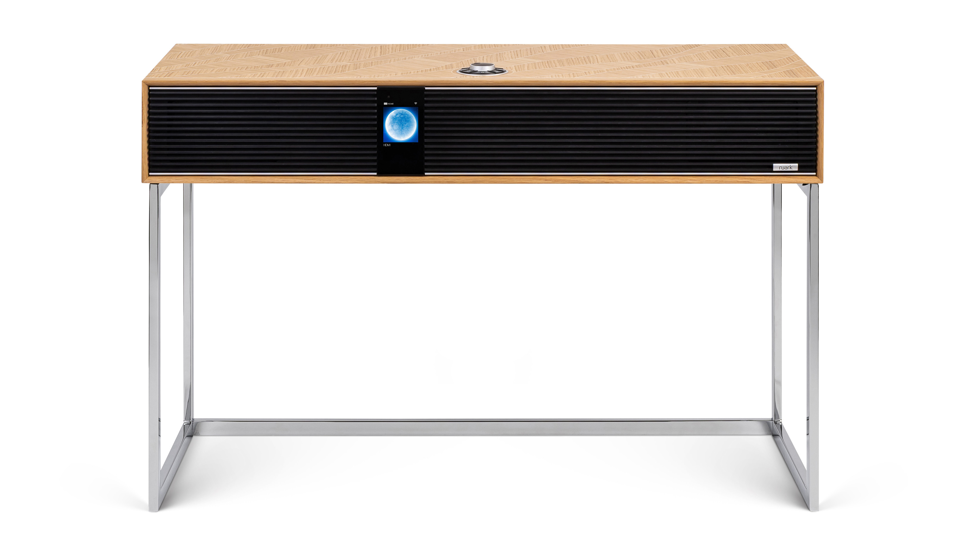 R810 MiE Radiogram in Leaf-Lined Oak