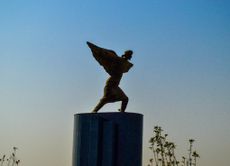 A statue of the poet Abbas Ibn Firnas was created in 1973 by the sculptor Badri al-Samarrai and placed at the beginning of Baghdad International Airport Road.