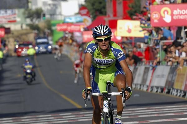 Stage nine runner-up Roman Kreuziger (Liquigas - Doimo) finished six seconds down on Lopez.