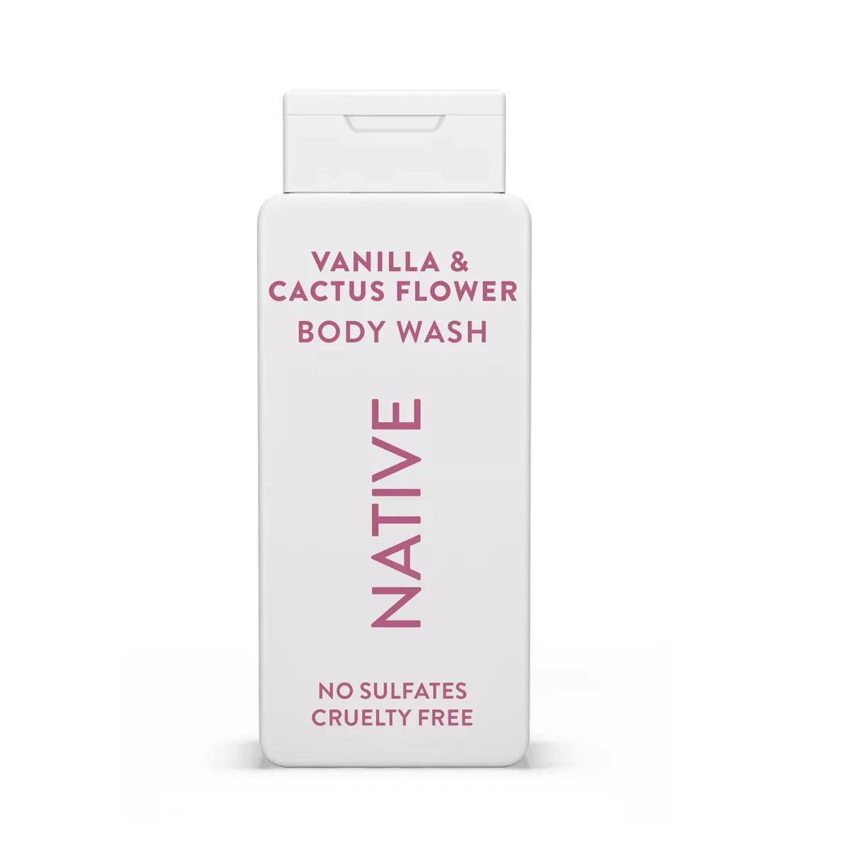 NATIVE, Native Body Wash, Vanilla & Cactus Flower, 18 Oz