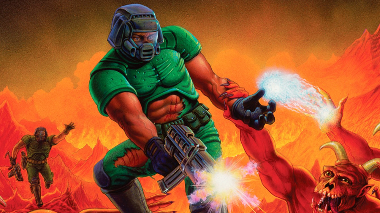 Doom box art from 1993