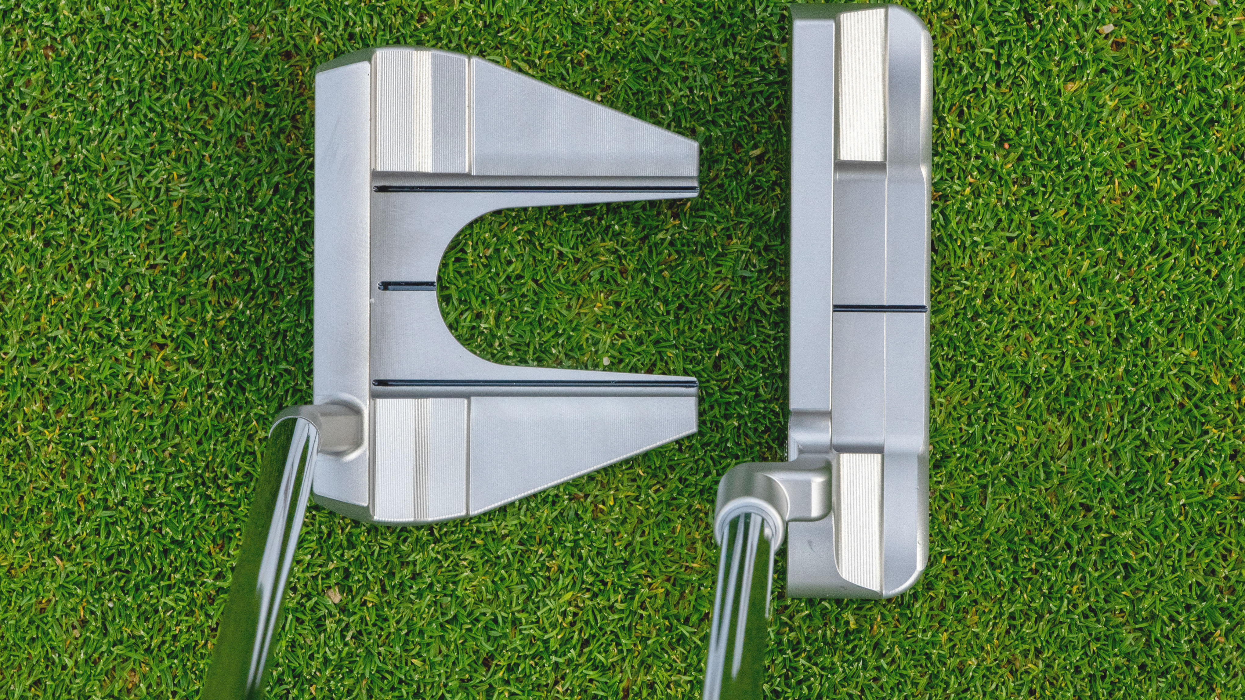 Photo of  a blade and mallet putter