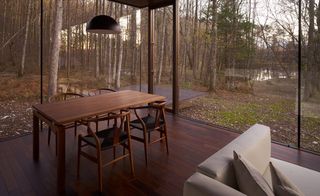 The views of pond, the creek, the spring well and the entrance road