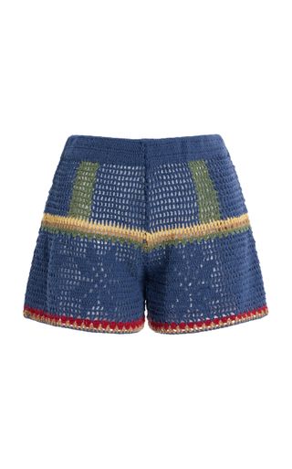 Nova Crocheted Cotton Shorts