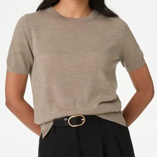 M&S Merino Wool Knitted Top