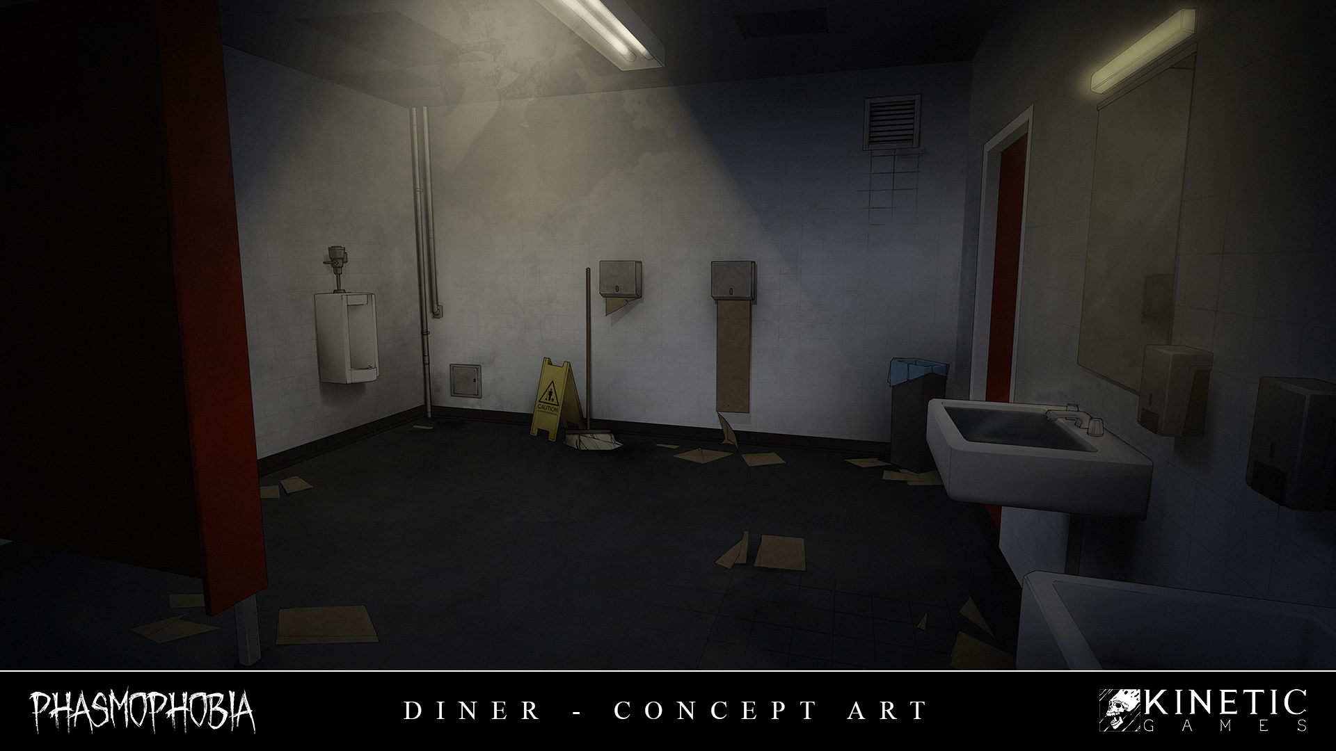 The new Phasmophobia map, Nell's Diner