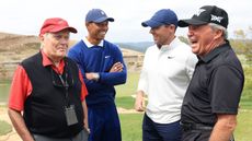 Jack Nicklaus, Tiger Woods, Rory McIlroy and Gary Player
