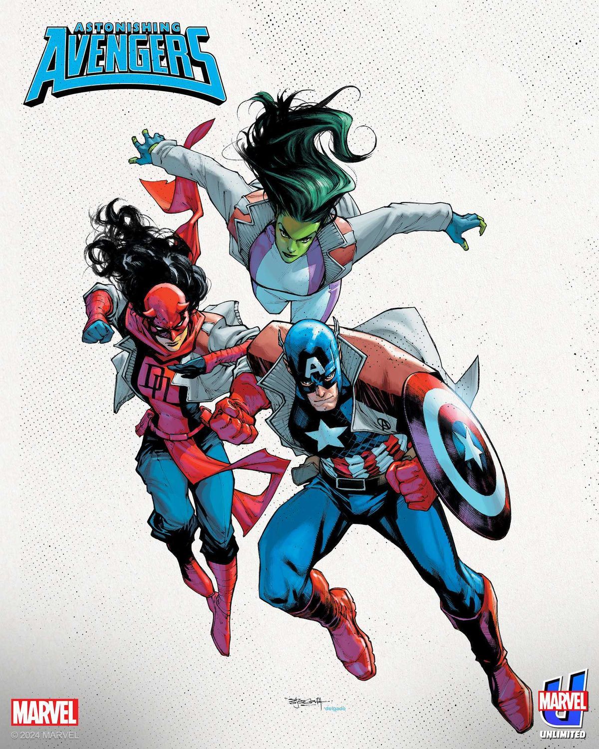 Promo art for Astonishing Avengers.