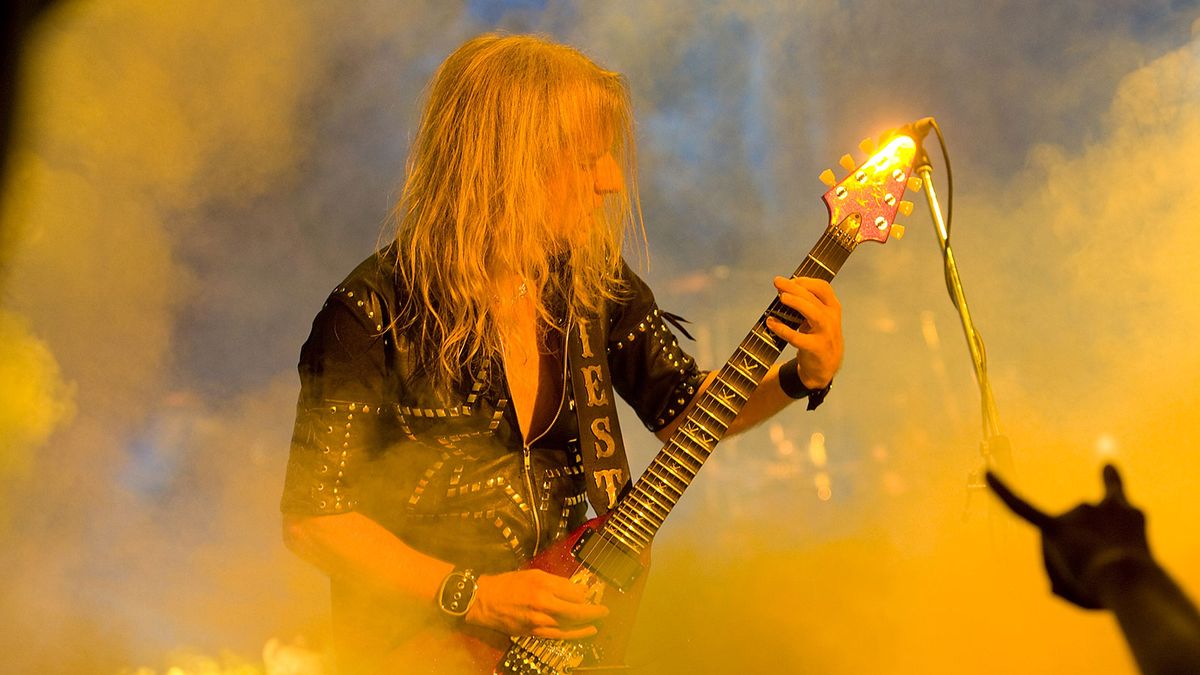 KK Downing plays with Judas Priest in 2009