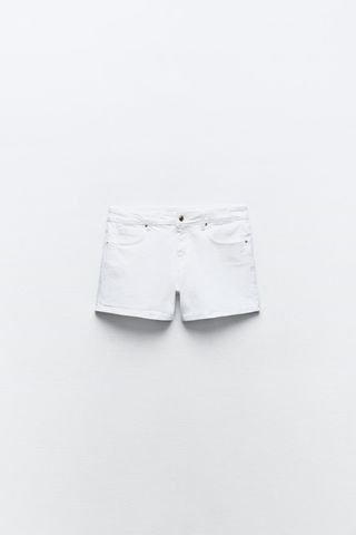 ZARA, Z1975 High Rise Denim Shorts