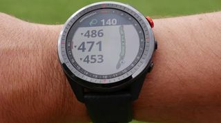 Garmin Approach S62 GPS Watch on wrist
