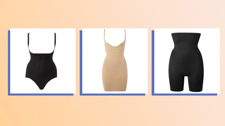 best plus size shapewear round up of products from Maidenform, Heist and SPANX