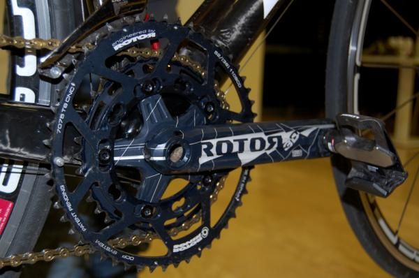 Rotor provided the cranks for Team Geox-TMC