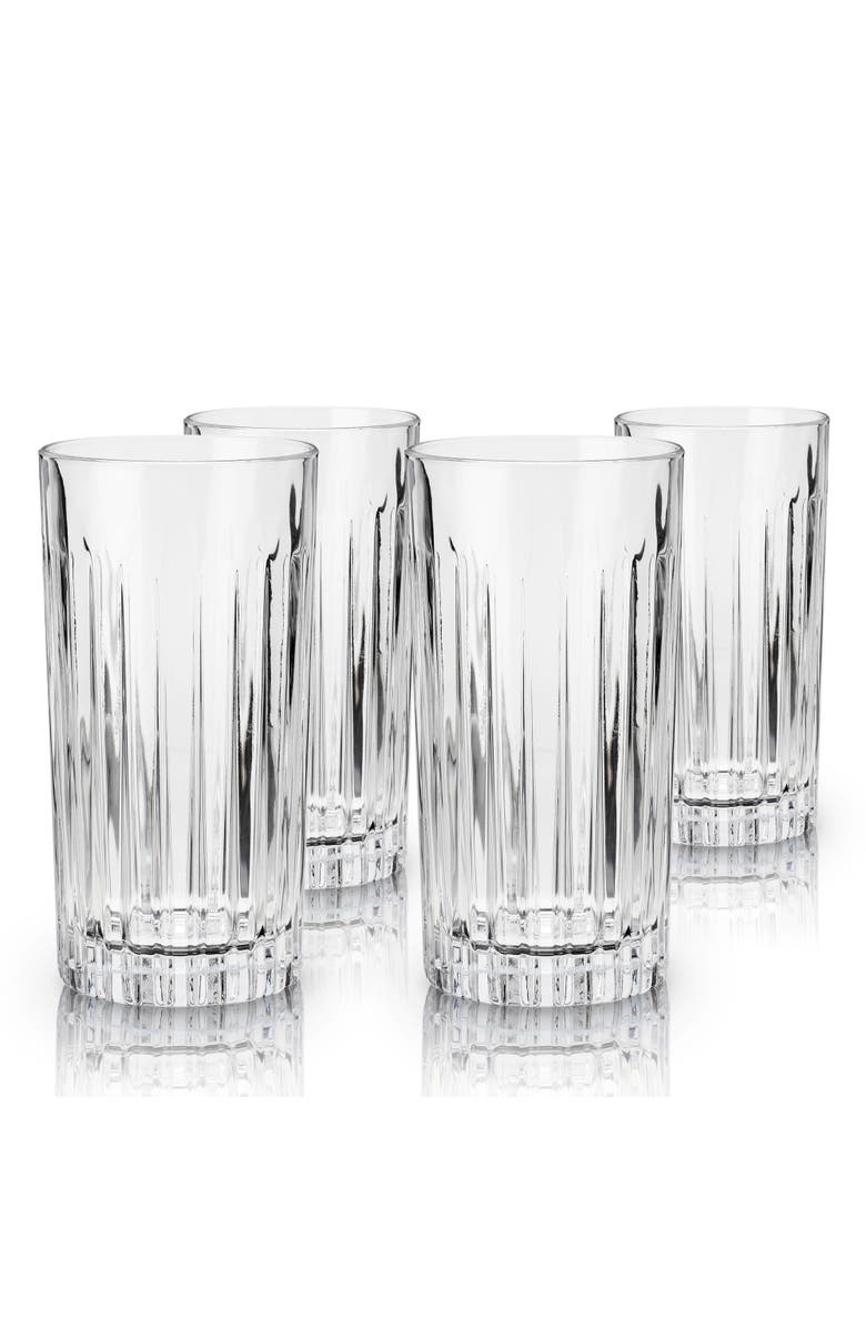 Reserve Milo Crystal Highball Glasses Set of 4