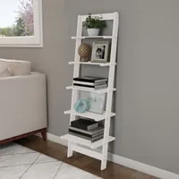 Hastings Home 5-Shelf Ladder Bookcase