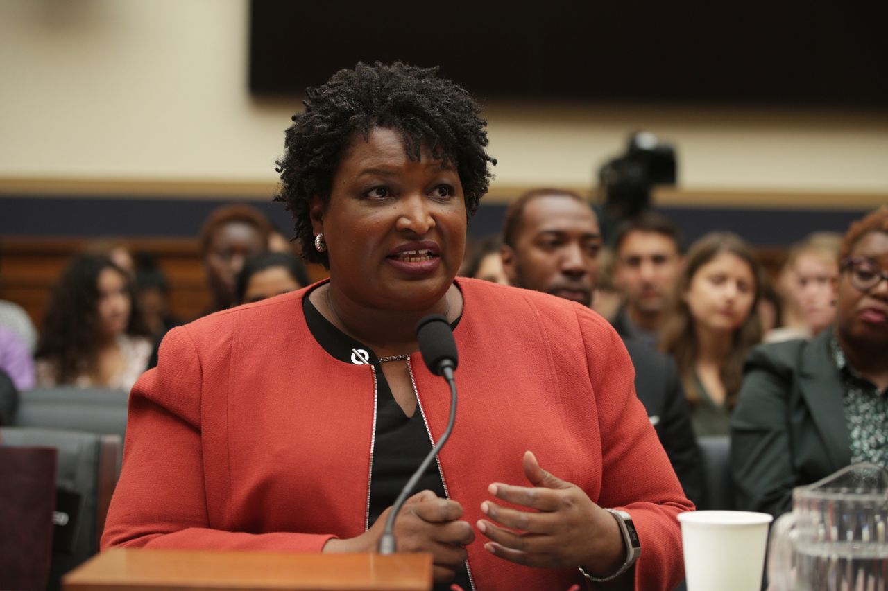 Stacey Abrams.