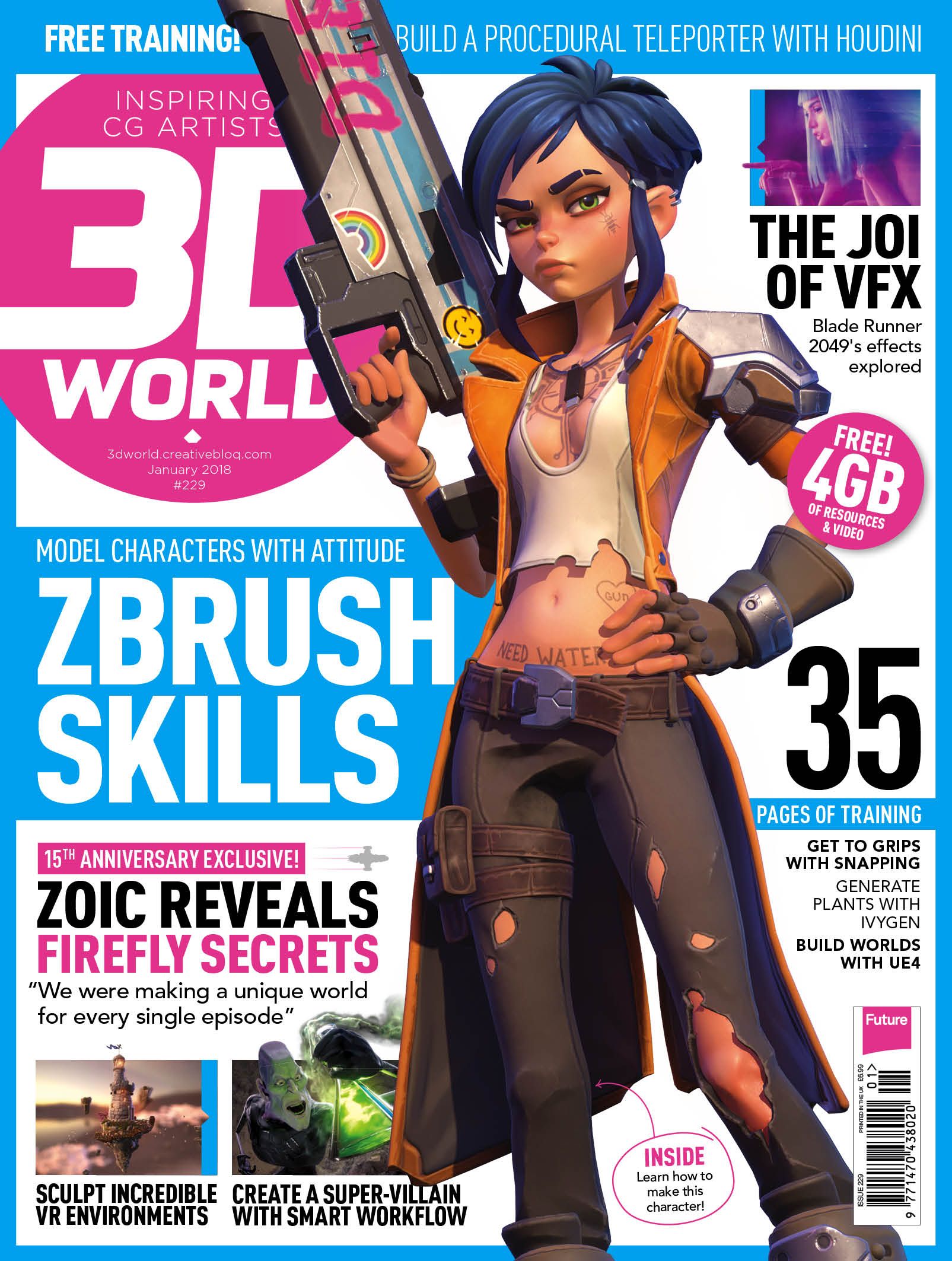 Master ZBrush with issue 229 of 3D World – out now | Creative Bloq