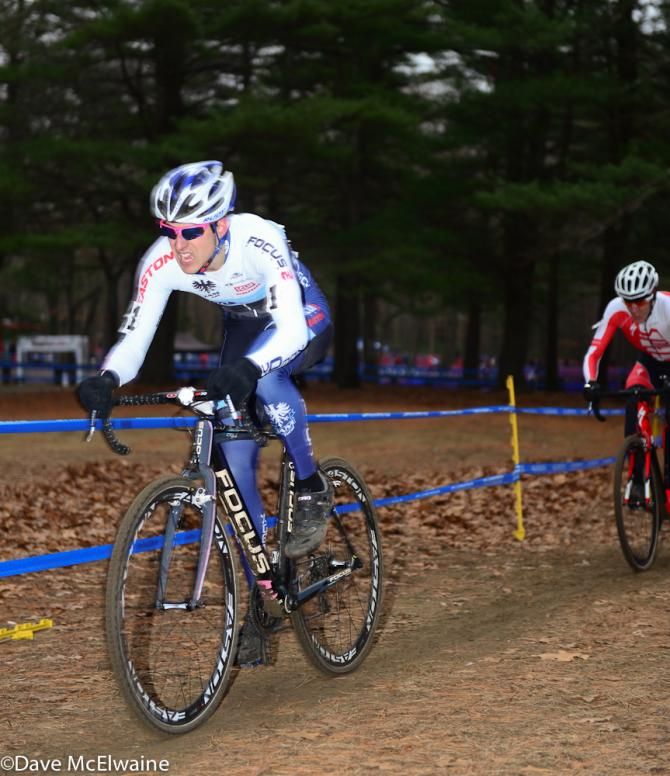 Jeremy Durrin (JAM Fund/ NCC/ Vittoria) was involved in a crash early in the race and never fully recovered.