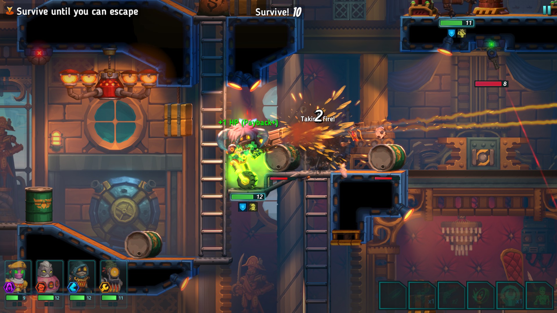 SteamWorld Heist 2's new job system lets you experiment with building your own custom classes—and you're not allowed to judge me for making a completely unfair sniper that can scrap a whole squad with one shot