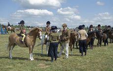 Line up of lead rein M&M (monksfield hunstman and charlotte tuck winners)