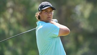 Aldrich Potgieter takes a shot at the Albertsons Boise Open