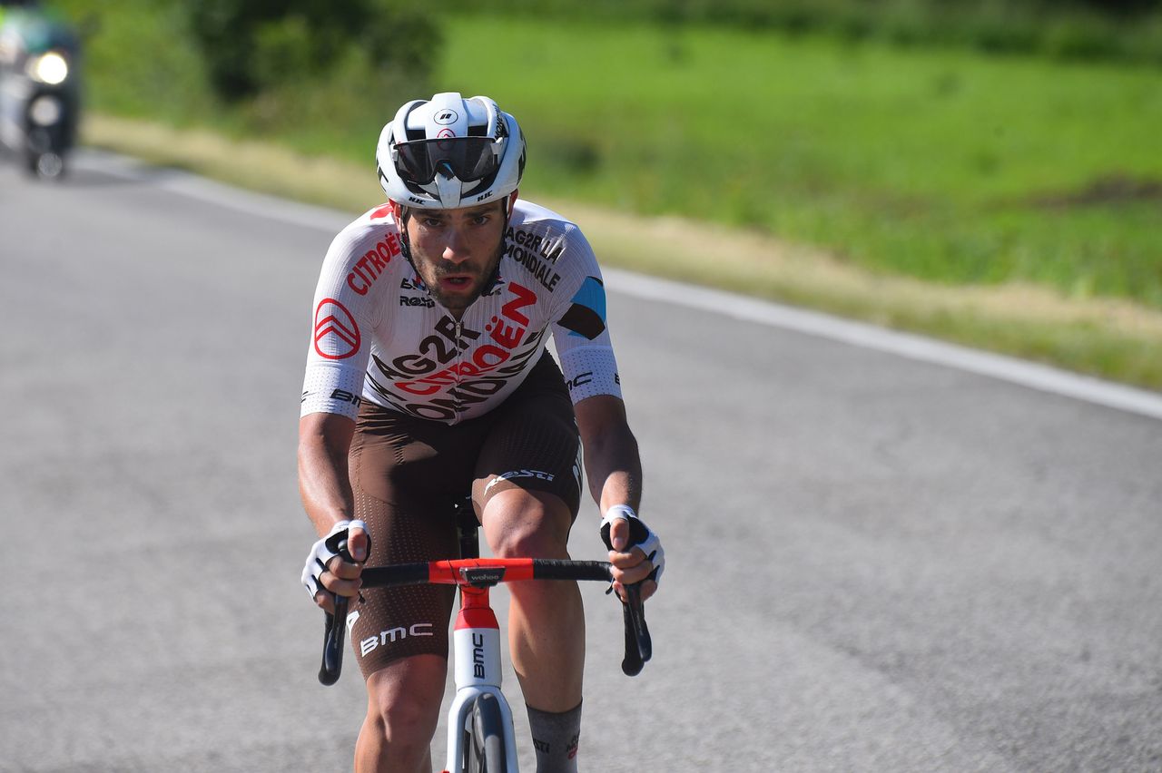 Giro d'Italia 2021 - 104th Edition - 12th stage Siena - Bagno di Romagna 212 km - 20/05/2021 - Andrea Vendrame (ITA - AG2R Citroen Team) - photo Dario Belingheri/BettiniPhoto&Acirc;&copy;2021