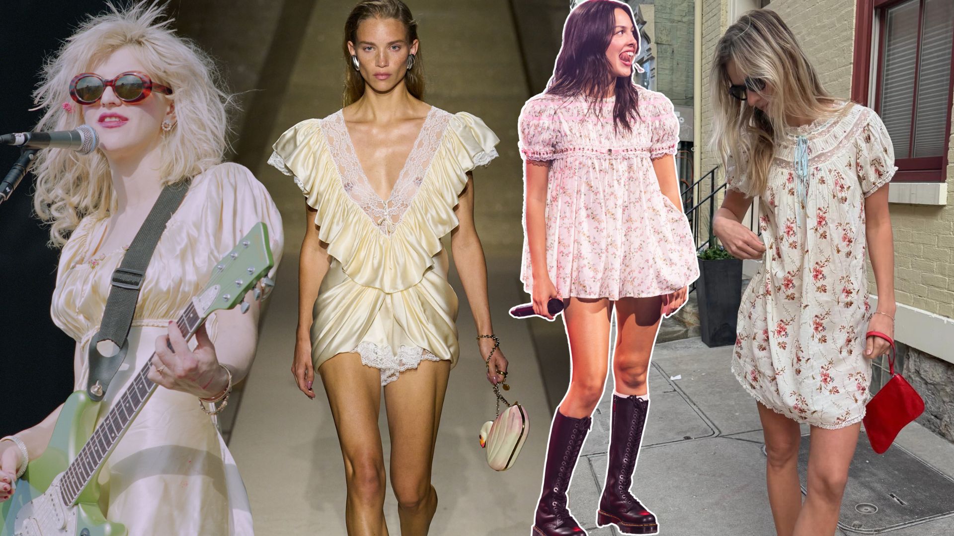 An image of the controversial summer fashion trend, babydoll dresses.
