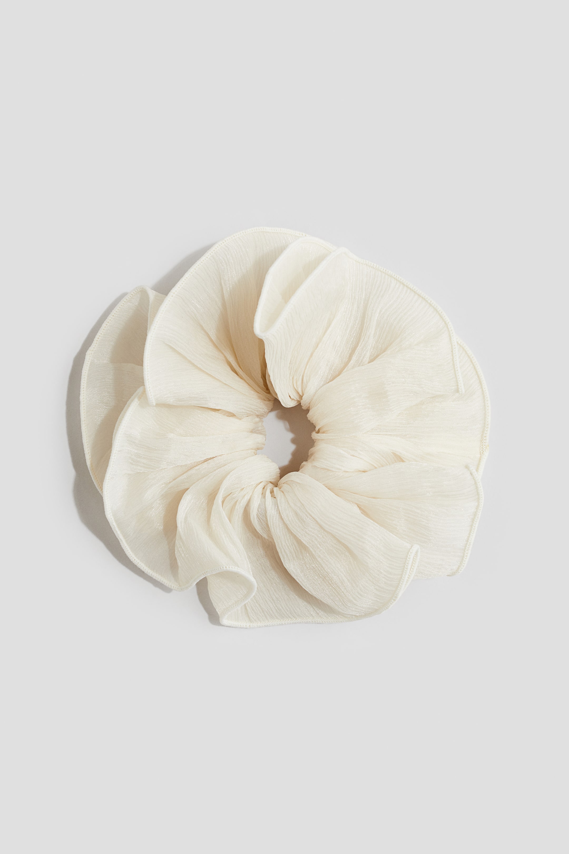 Chiffon Scrunchie - Light Beige