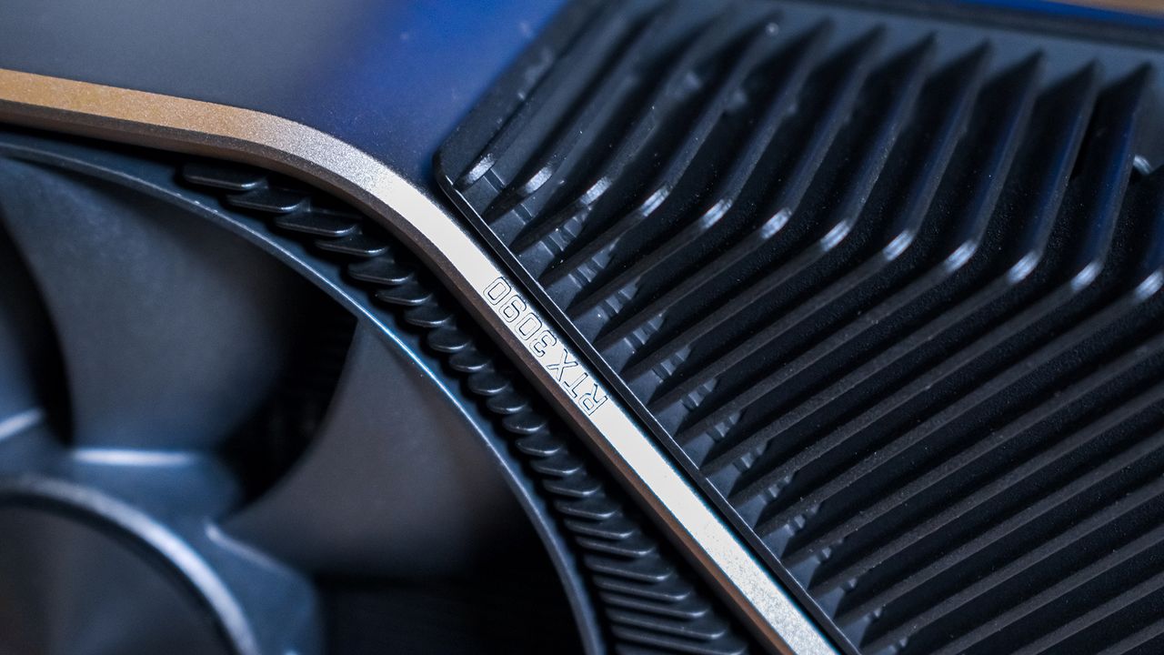 close up of RTX 3090