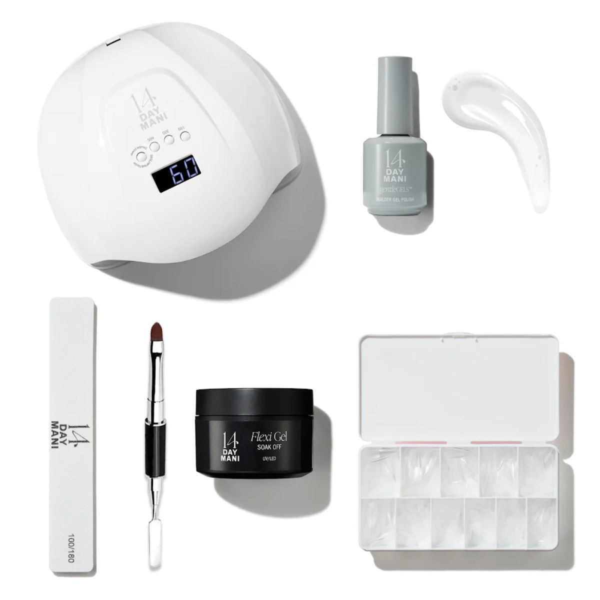Short Ovalflexi Gel Tips Starter Kit