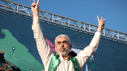 Hamas leader Yahya Sinwar in 2021