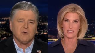 Fox News' Sean Hannity and Laura Ingraham