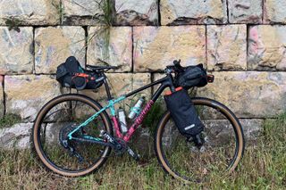 Anne-Marije Rook's fully loaded Chisel MTB turned rigid bikepacking rig