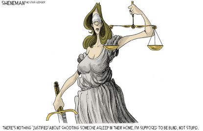 Editorial Cartoon U.S. Breonna Taylor decision justice
