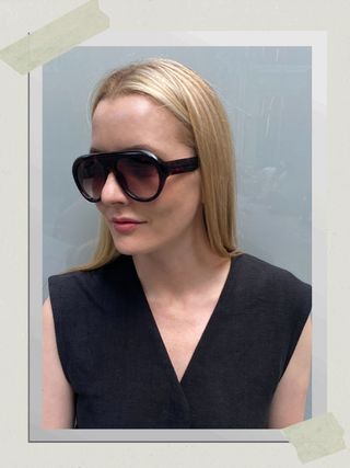 A fashion editor trying some of the best cool sunglasses.