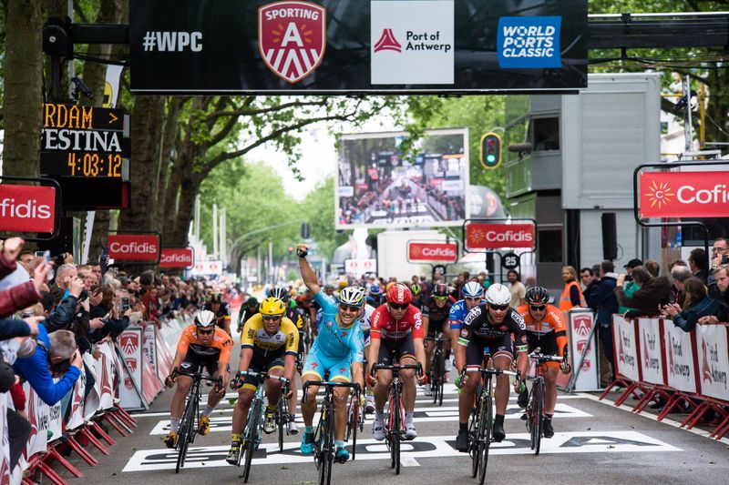 Andrea Guardini (Astana Pro Team) wins stage 1 of the 2015 World Ports Classic