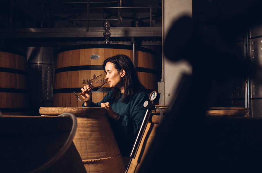 Sandra Bravo, owner and winemaker at Sierra de Tolo&amp;ntilde;o