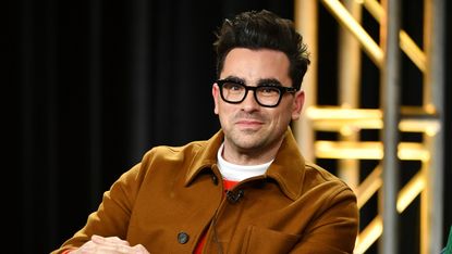 Daniel Levy of "Schitt's Creek" speaks during the Pop TV segment of the 2020 Winter TCA Press Tour at The Langham Huntington, Pasadena on January 13, 2020 in Pasadena, California.