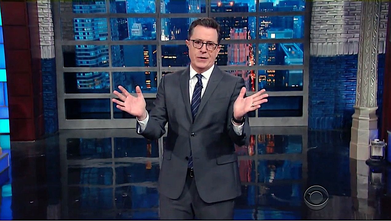 Stephen Colbert is at a loss for words after Trump&amp;#039;s press conference