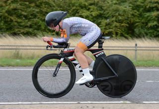 Hayley Simmonds, women's winner, National 10-mile time trial championships 2014