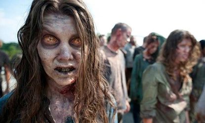 Season two of "The Walking Dead"