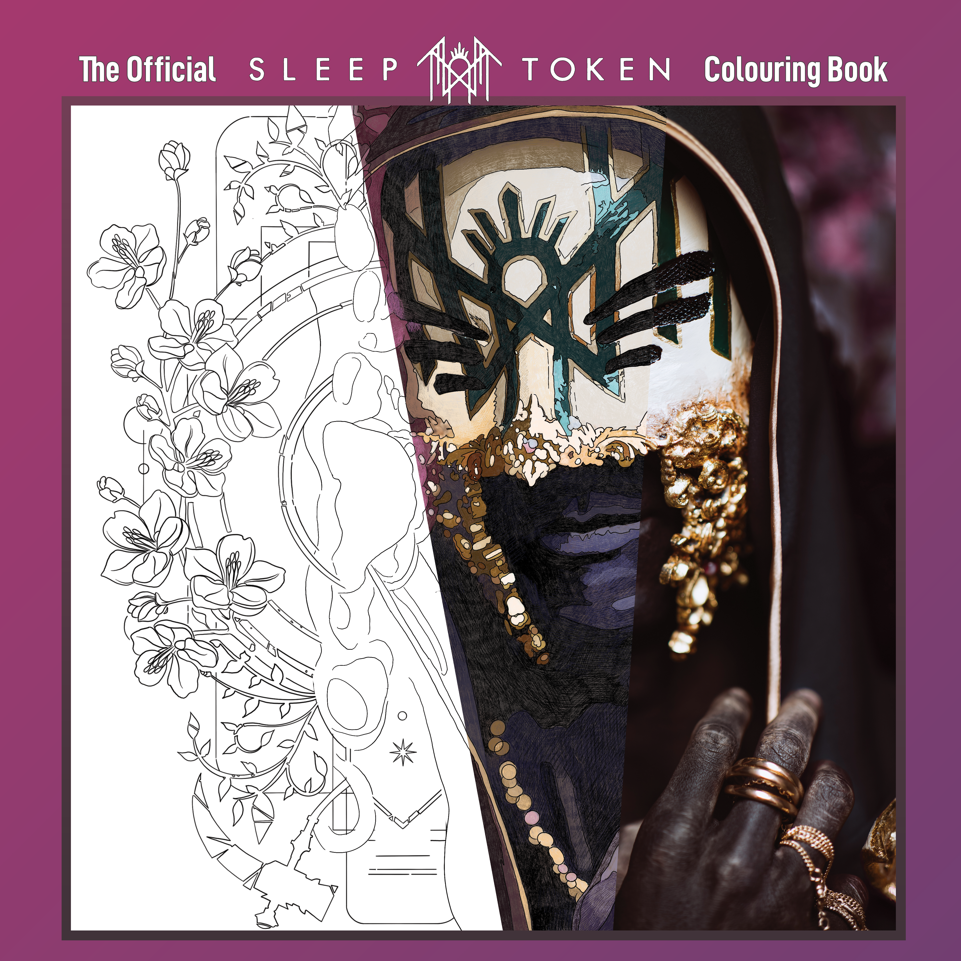 Sleep Token colouring book