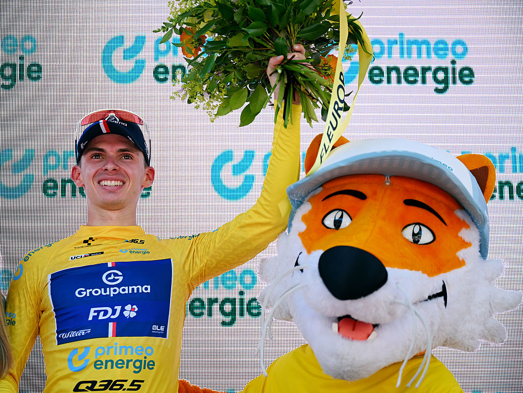 Romain Gregoire is the overall leader at the Tour de Suisse 2025