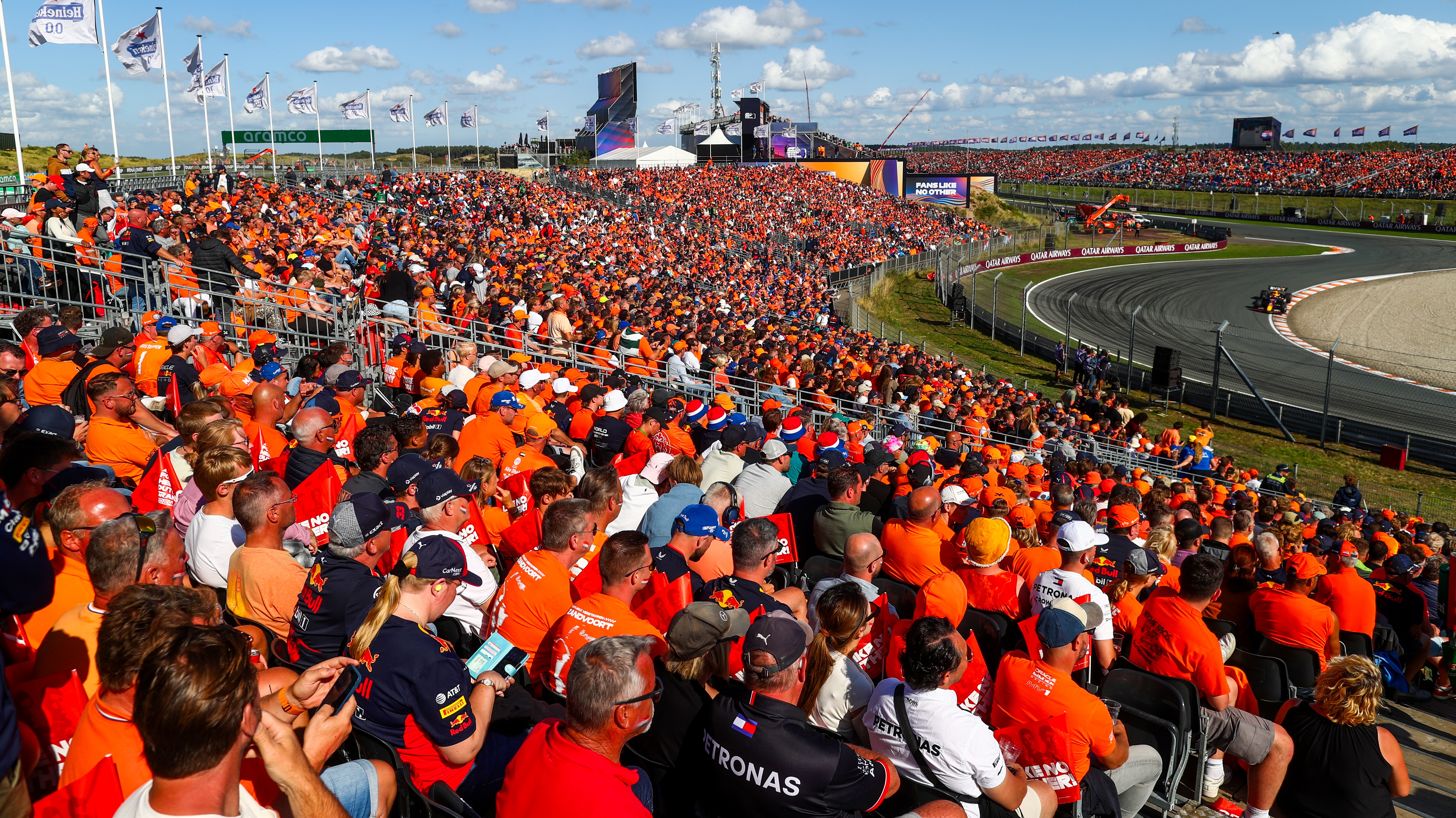 Max Verstappen of Oracle Red Bull Racing and The Netherlands during the F1 Grand Prix of Netherlands at Circuit Zandvoort on August 25, 2024 in Zandvoort, Netherlands.