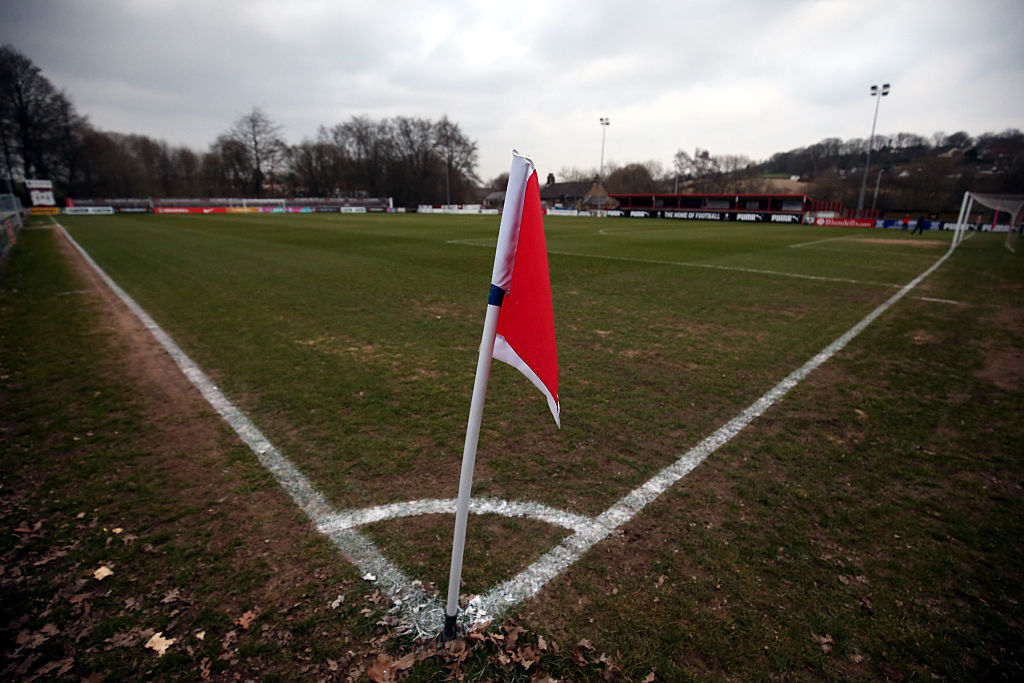 A general view of The Home of Football Stadium ahead of the FA WSL 2 match between Sheffield FC and Durham Ladies at the Home of Football Stadium on March 23, 2016 in Sheffield, England.