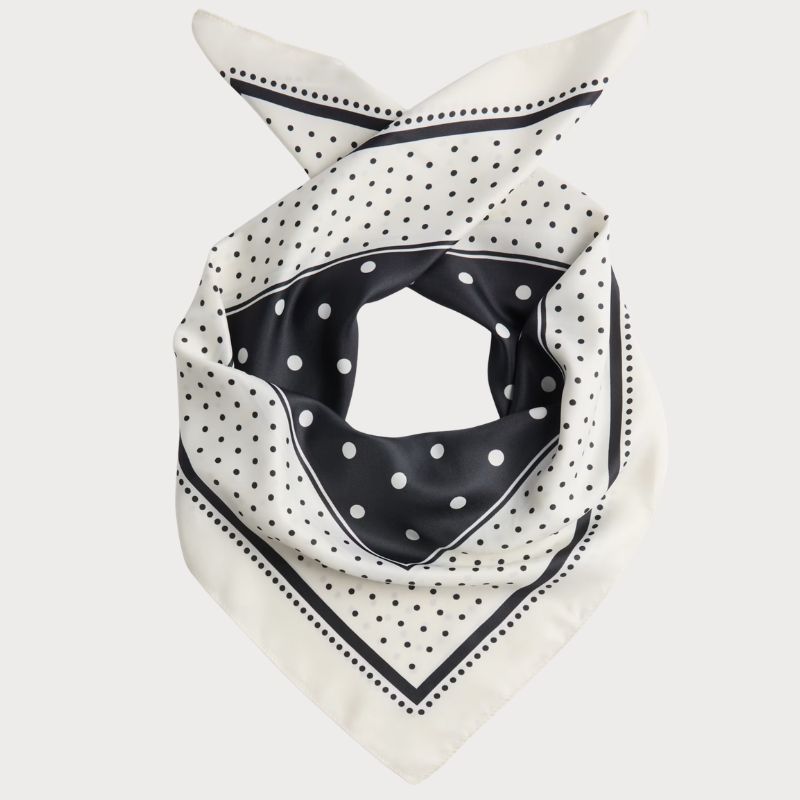 Image of polka dot scarf