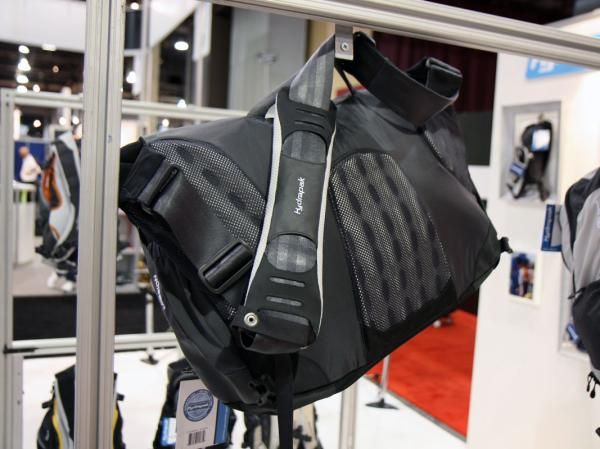 The ventilated back panel on the Hydrapak Mission looks to allow for some airflow when on the road.