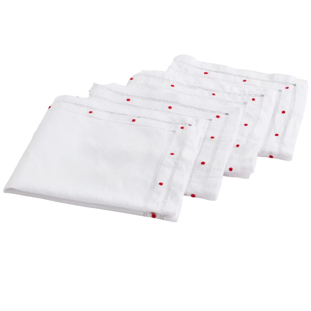 Gohar World Embroidered Napkins, Set of 4 